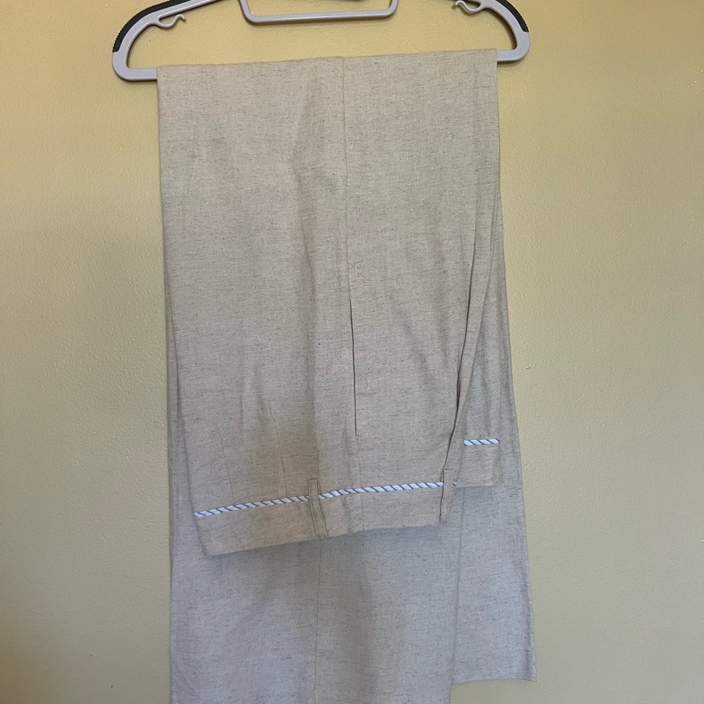 Topshop Linen Cream Blazer and Trousers Set - Picture 8 of 13